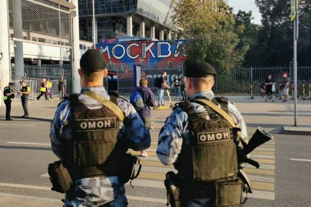 Росгвардия обеспечила правопорядок на футбольном матче «ЦСКА» - «Краснодар» в Москве